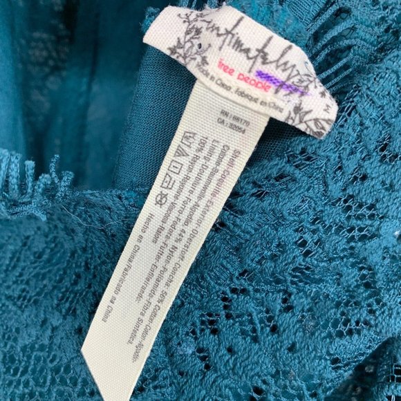 Free People Dress She Got It Lace Sleeveless Mini Slip Bodycon - Picture 12 of 12